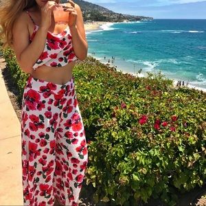 Billabong Poppy Floral Top/Pants Set Size M